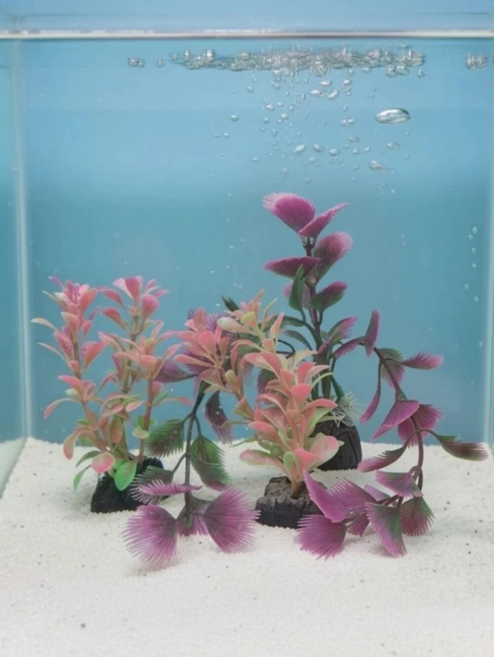 Imagitarium Fresh/Saltwater Plants Fish Aquarium Ornament Purple Green Pink